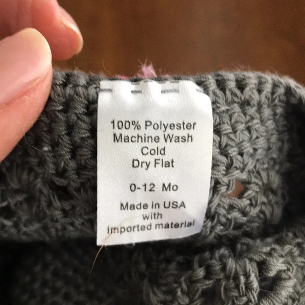 PLH Bows Crochet Infant Cap